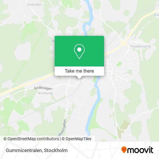 Gummicentralen map