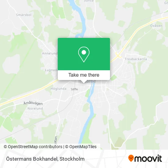 Östermans Bokhandel map