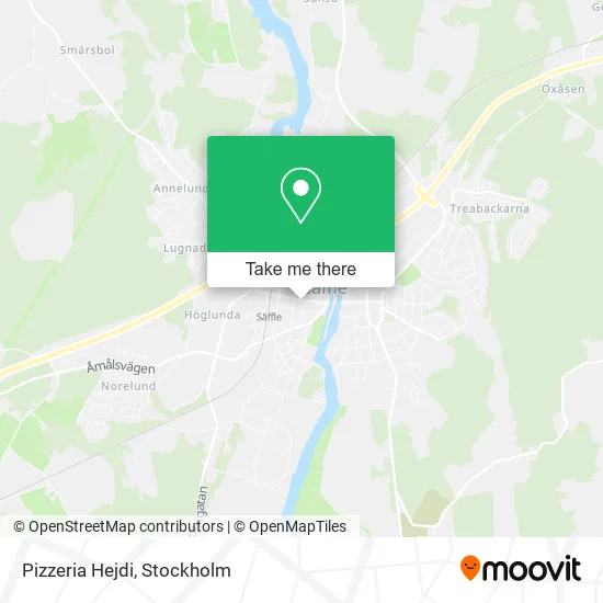 Pizzeria Hejdi map