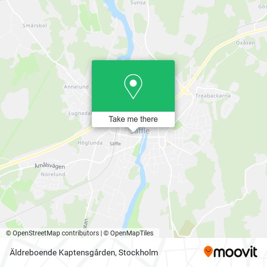 Äldreboende Kaptensgården map