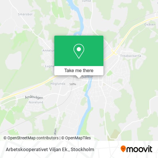 Arbetskooperativet Viljan Ek. map