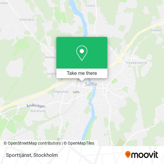 Sporttjänst map