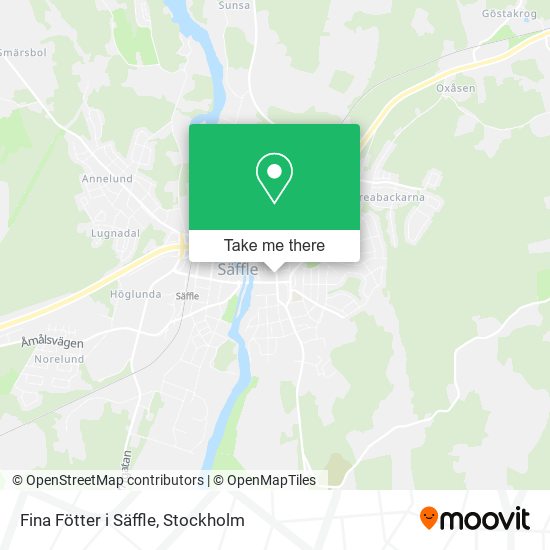 Fina Fötter i Säffle map
