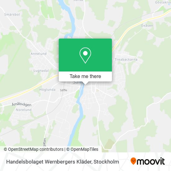 Handelsbolaget Wernbergers Kläder map