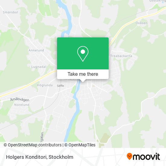 Holgers Konditori map