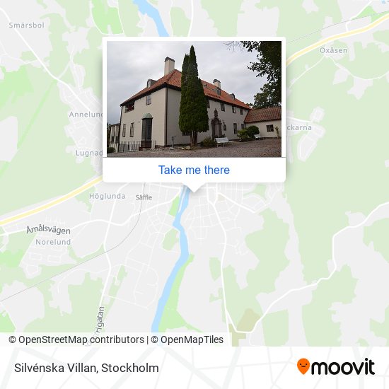 Silvénska Villan map