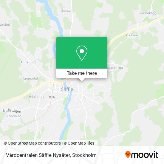 Vårdcentralen Säffle Nysäter map