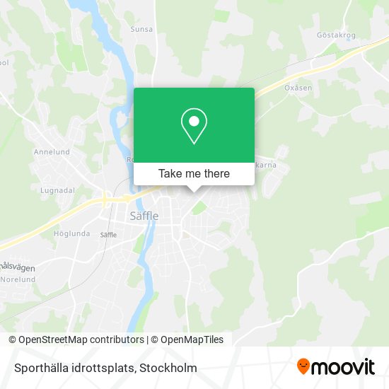 Sporthälla idrottsplats map