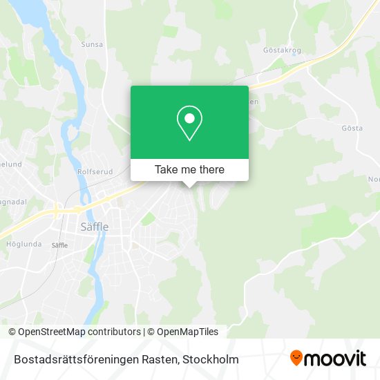 Bostadsrättsföreningen Rasten map