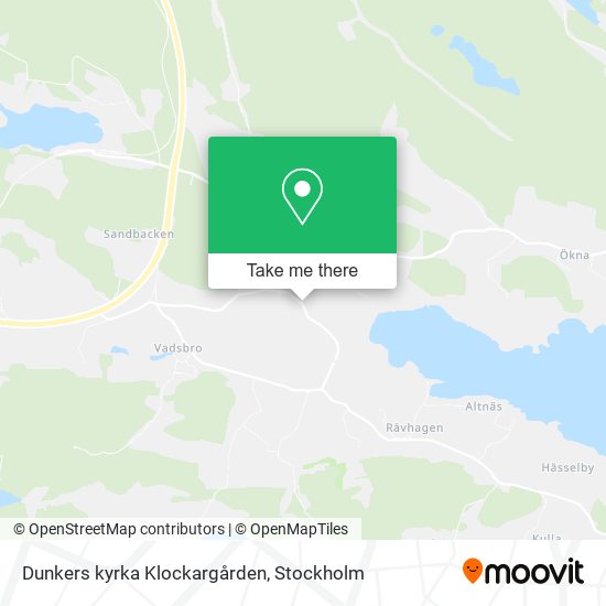 Dunkers kyrka Klockargården map