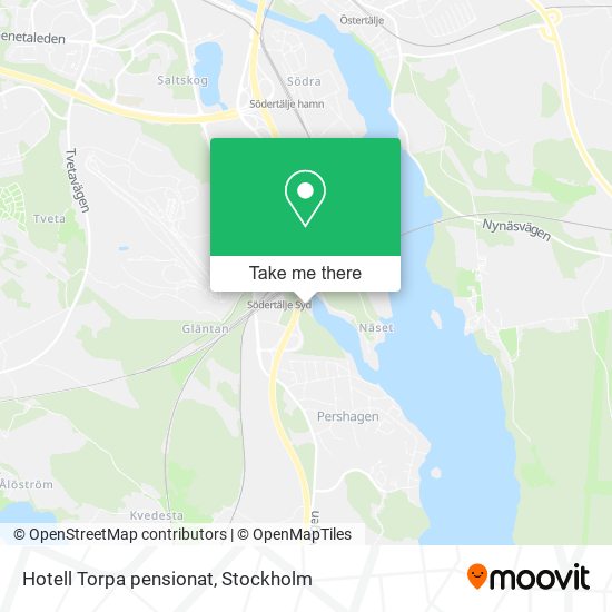Hotell Torpa pensionat map