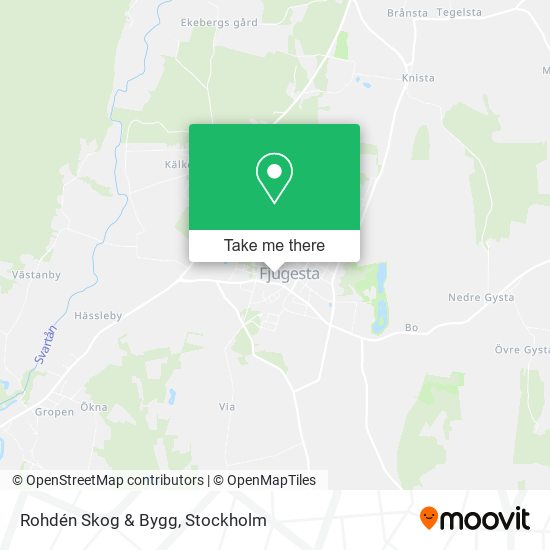 Rohdén Skog & Bygg map