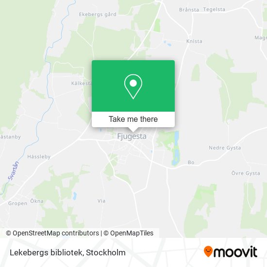 Lekebergs bibliotek map