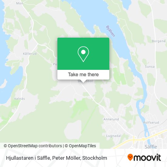 Hjullastaren i Säffle, Peter Möller map