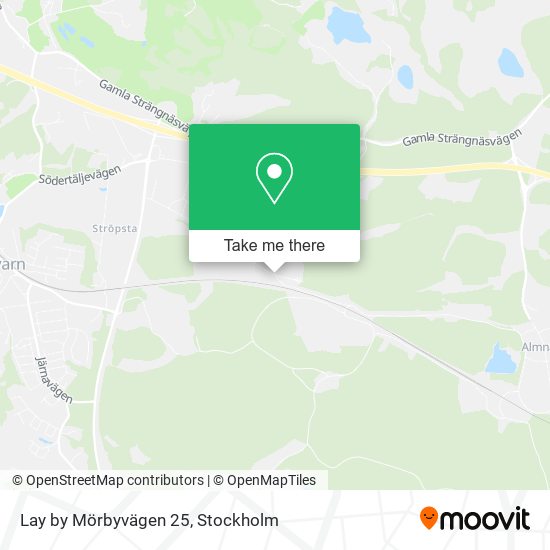 Lay by Mörbyvägen 25 map