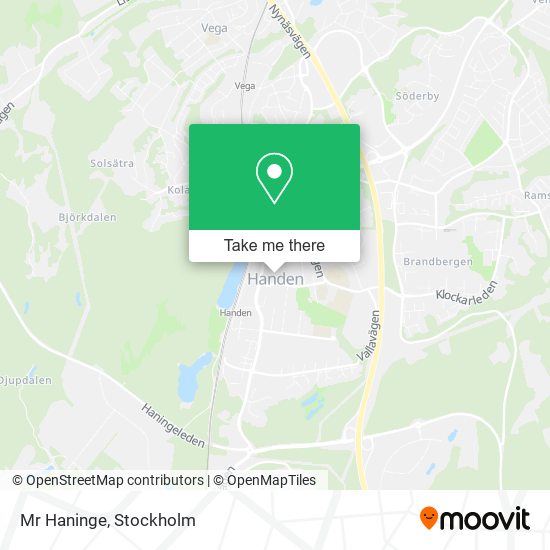 Mr Haninge map