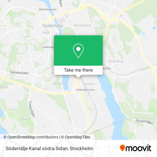 Södertälje Kanal södra Sidan map