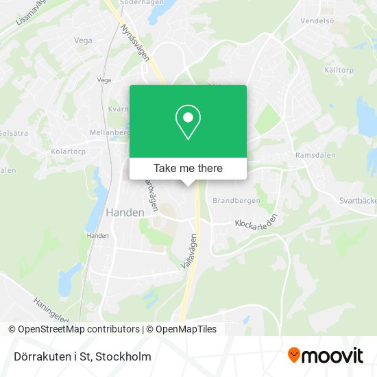 Dörrakuten i St map