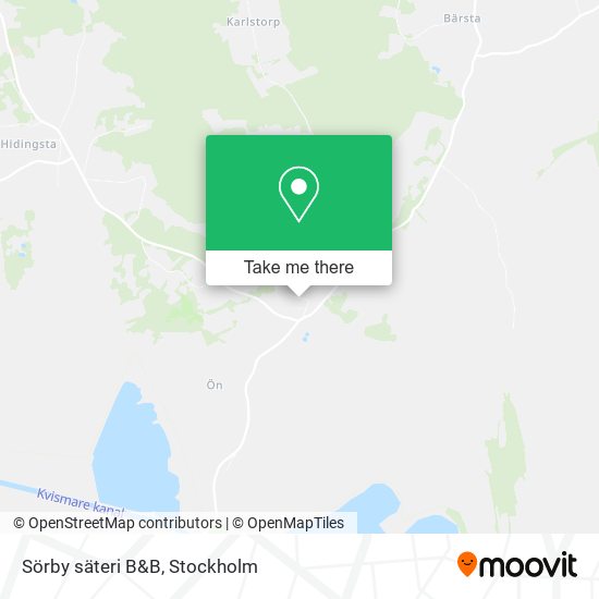 Sörby säteri B&B map