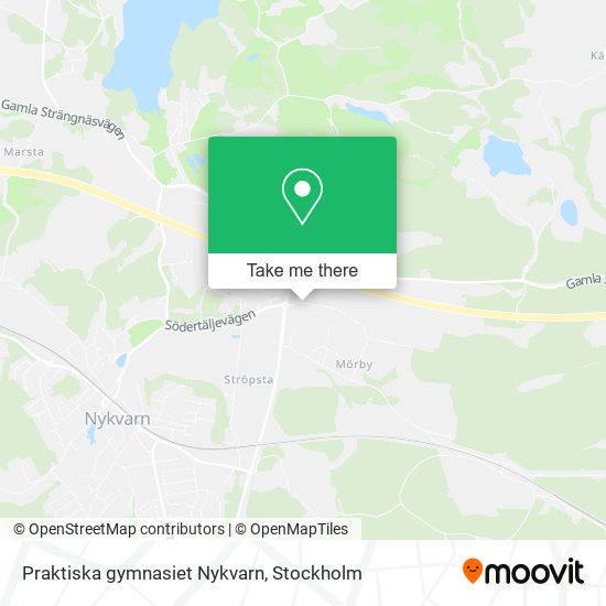 Praktiska gymnasiet Nykvarn map