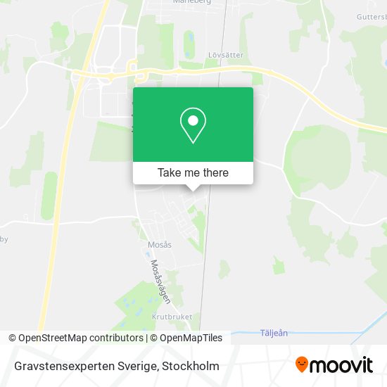 Gravstensexperten Sverige map