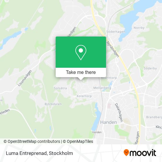 Luma Entreprenad map