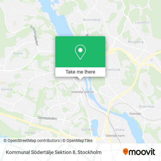 Kommunal Södertälje Sektion 8 map