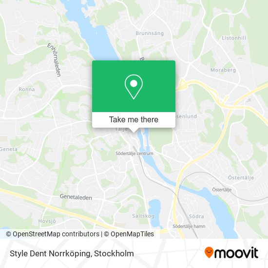 Style Dent Norrköping map