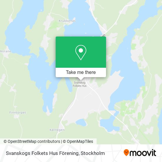 Svanskogs Folkets Hus Förening map