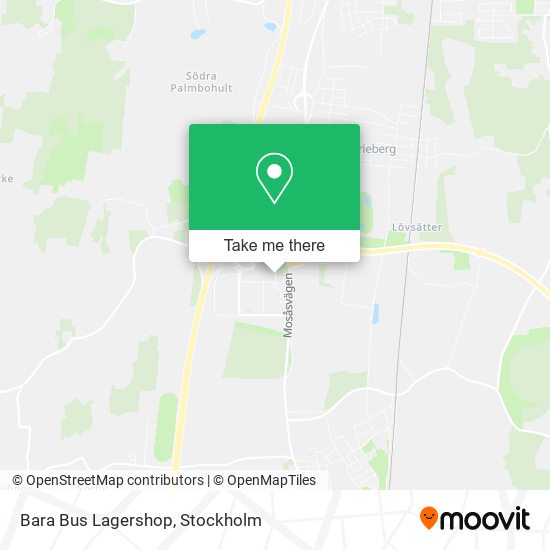 Bara Bus Lagershop map