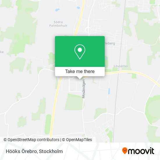 Hööks Örebro map