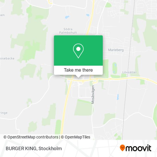 BURGER KING map