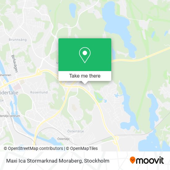 Maxi Ica Stormarknad Moraberg map