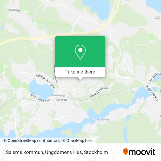 Salems kommun, Ungdomens Hus map
