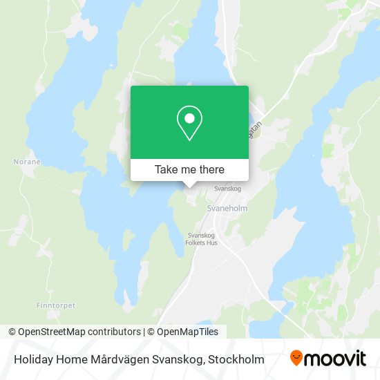 Holiday Home Mårdvägen Svanskog map