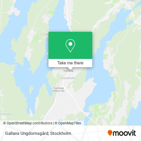 Gallans Ungdomsgård map