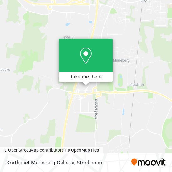 Korthuset Marieberg Galleria map