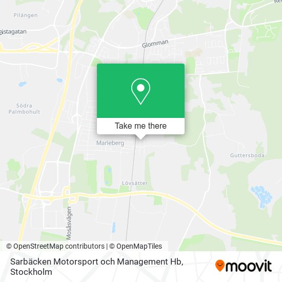 Sarbäcken Motorsport och Management Hb map