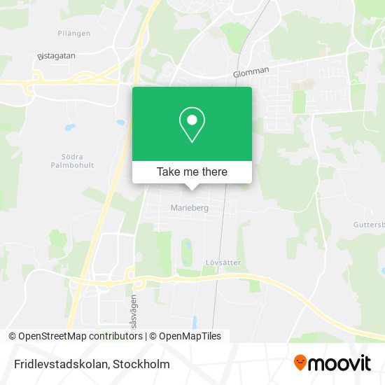 Fridlevstadskolan map