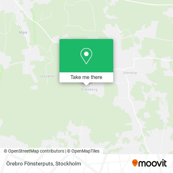 Örebro Fönsterputs map