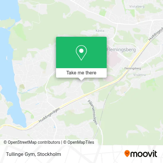Tullinge Gym map