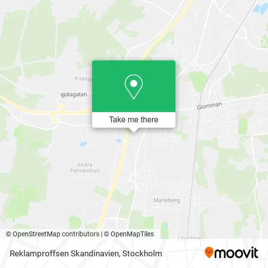 Reklamproffsen Skandinavien map