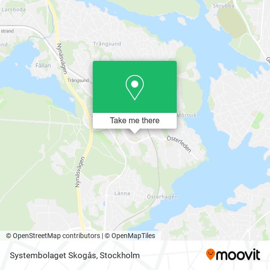 Systembolaget Skogås map