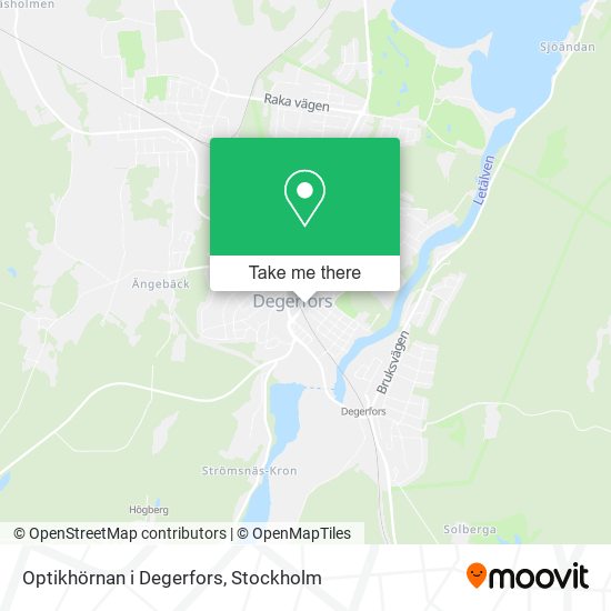 Optikhörnan i Degerfors map