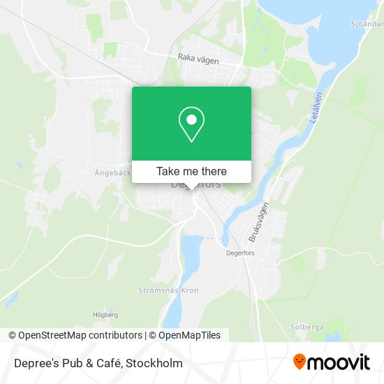Depree's Pub & Café map