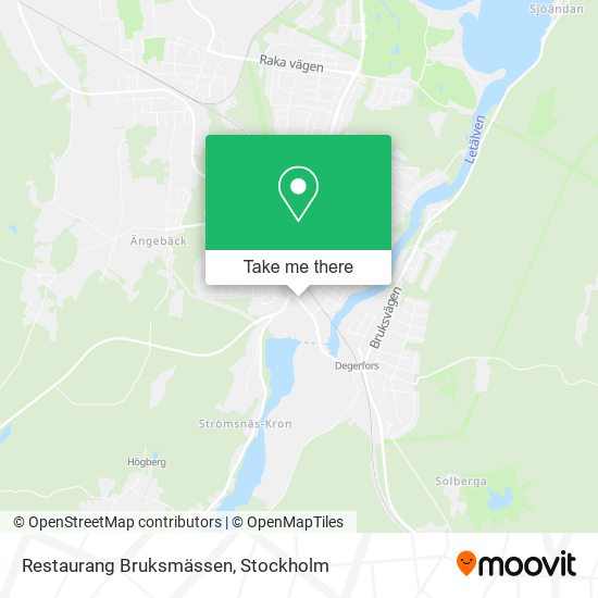 Restaurang Bruksmässen map