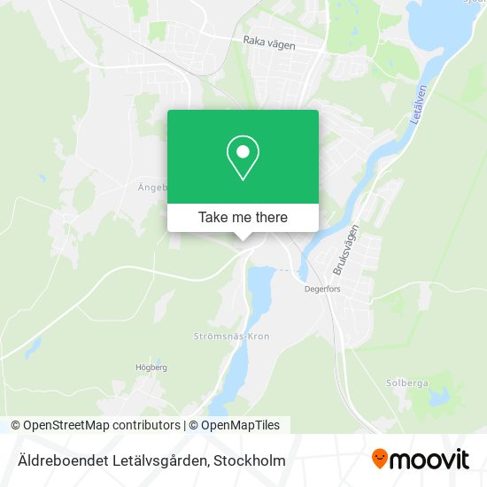 Äldreboendet Letälvsgården map