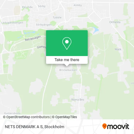 NETS DENMARK A S map