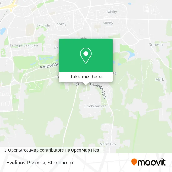 Evelinas Pizzeria map