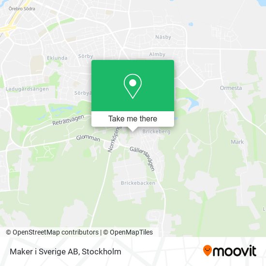 Maker i Sverige AB map